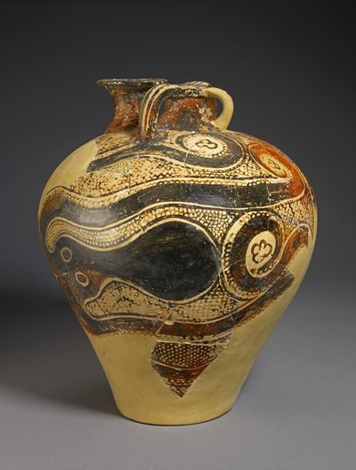 Pottery Jar with Octopus Design, Knossos, Crete, Late Minoan period II, c.1450-1400 BC by Minoan